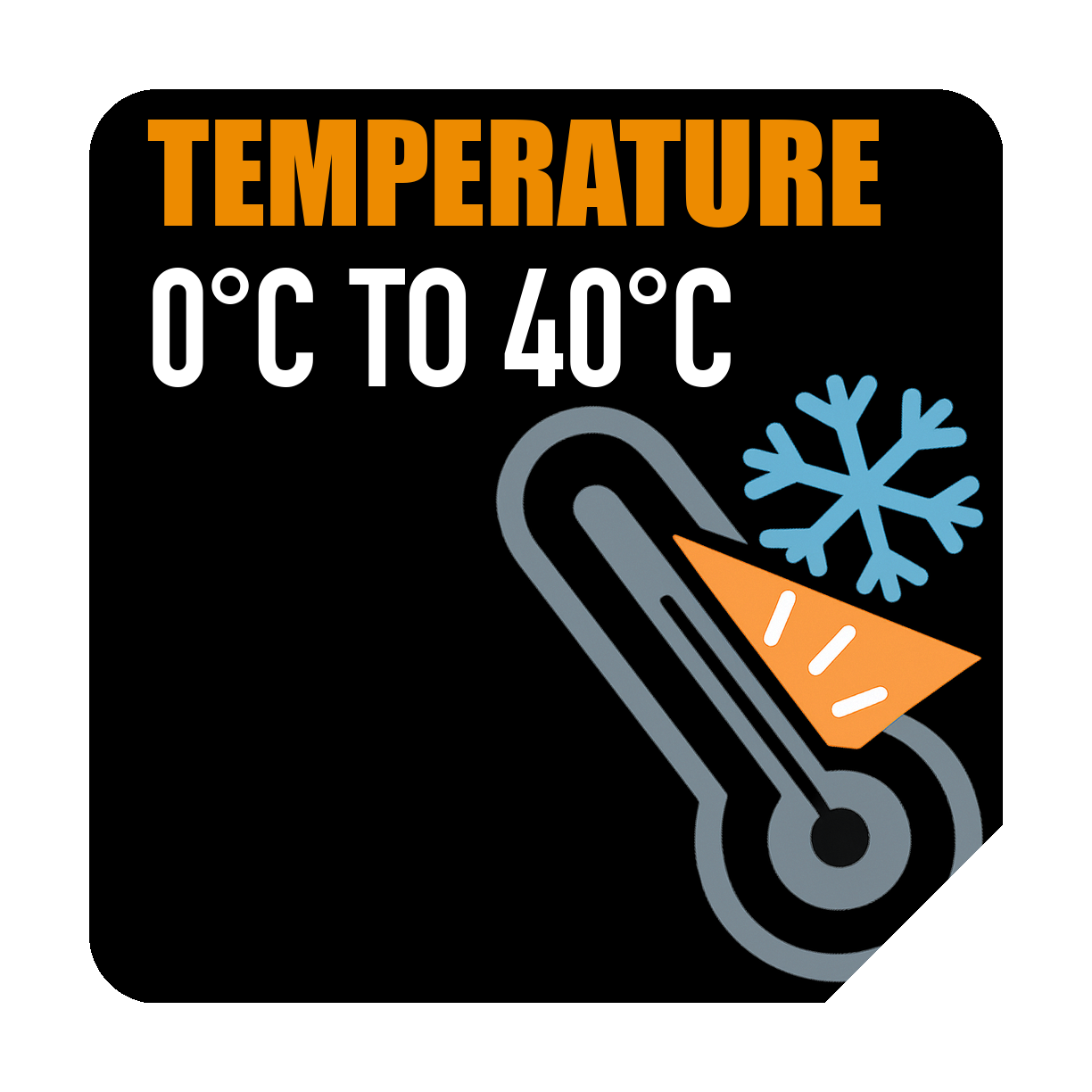 نطاق درجة الحرارة