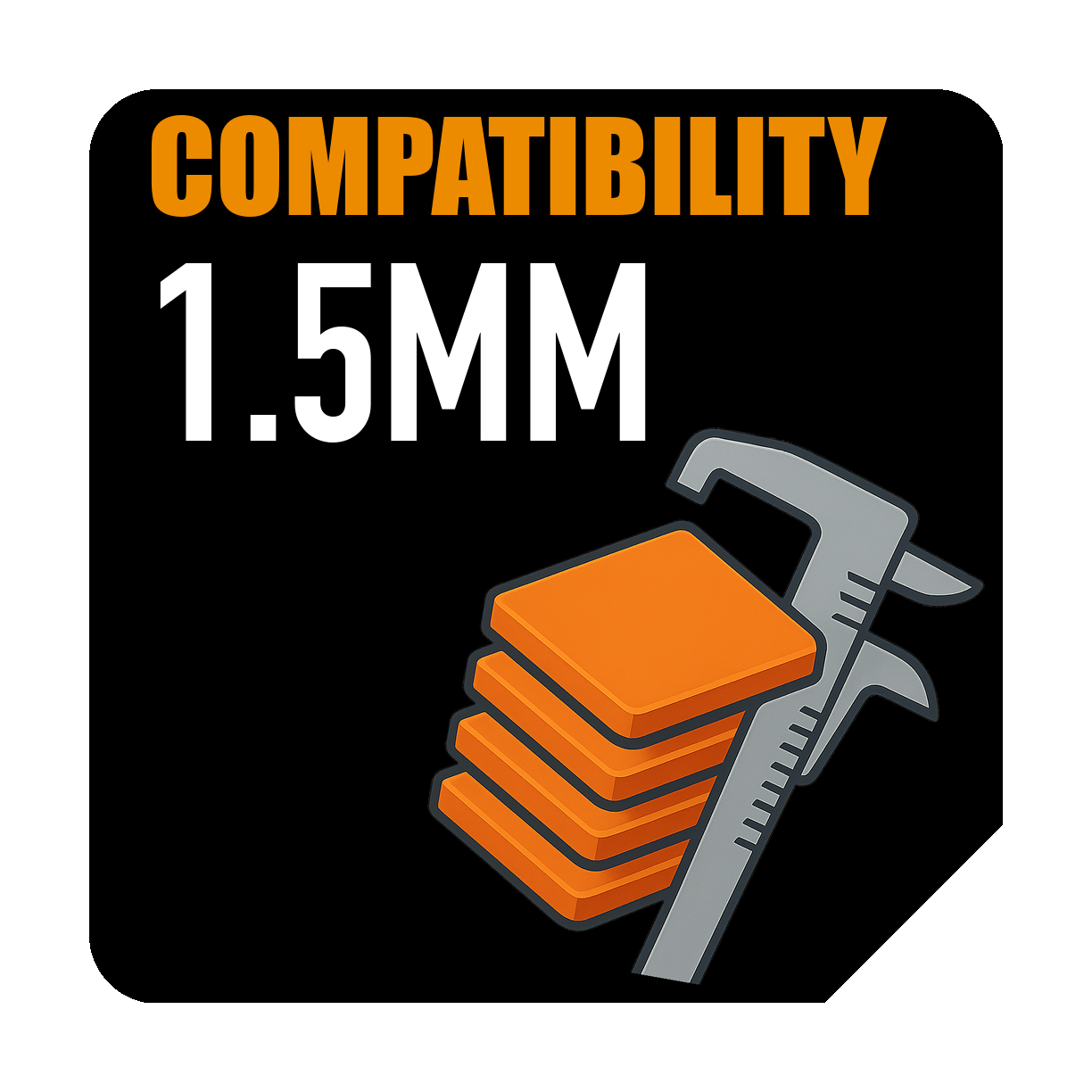 Espessura Compatível