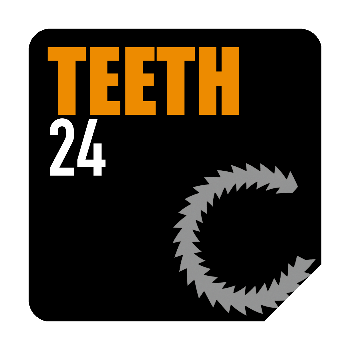 Cantidad de dientes de la cuchilla