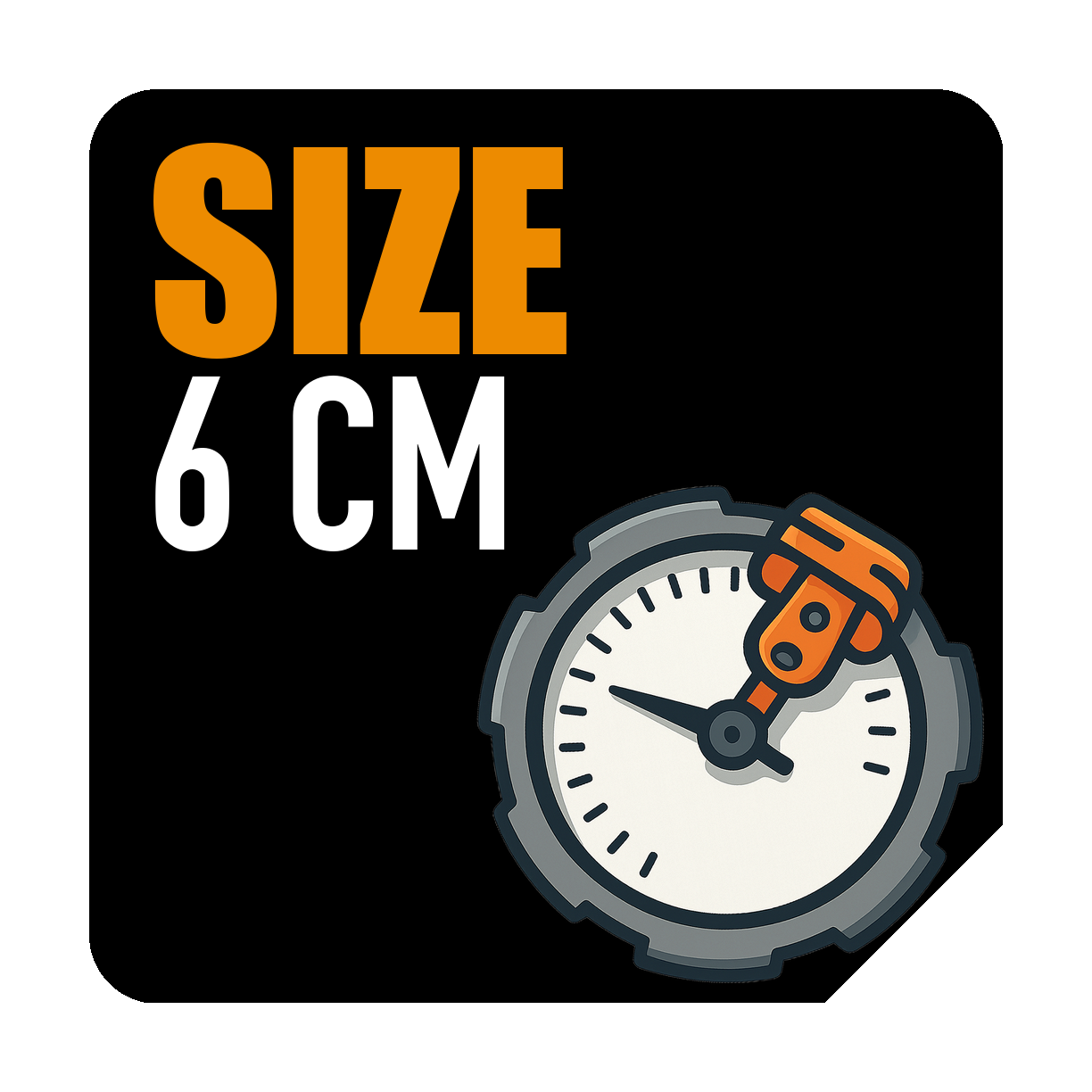 测量仪表盘直径