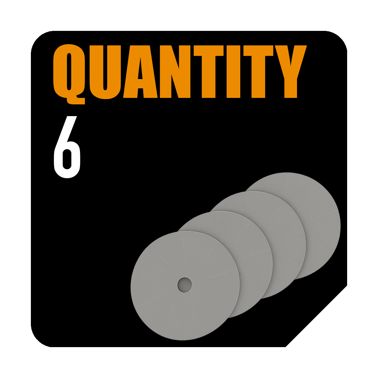 Număr de discuri abrazive