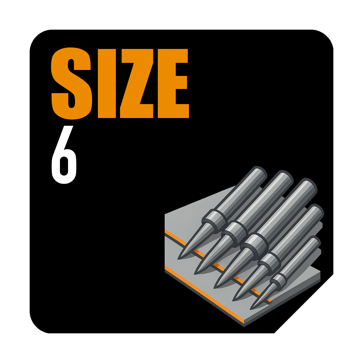 Tamanhos de perfuração