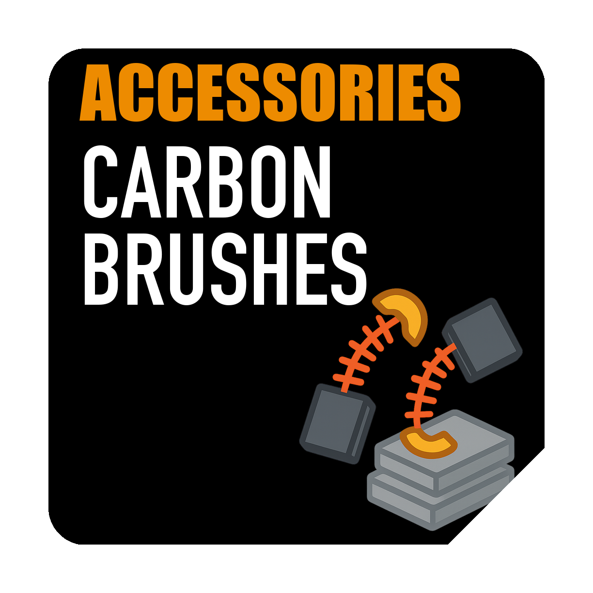 Perii de carbon incluse