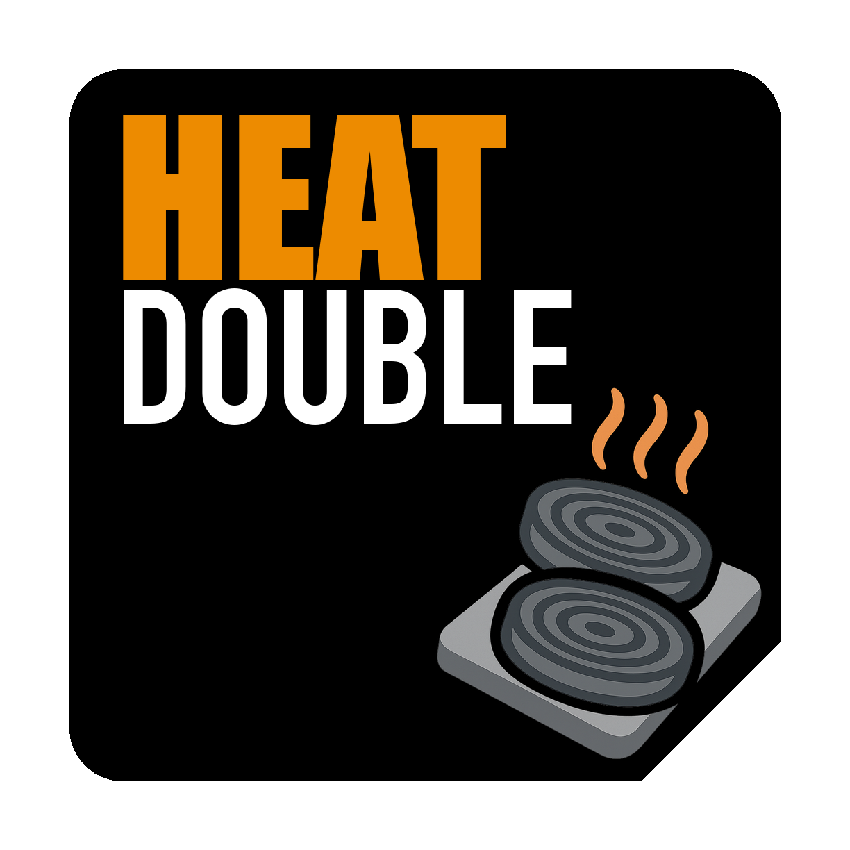 Placa calefactora doble