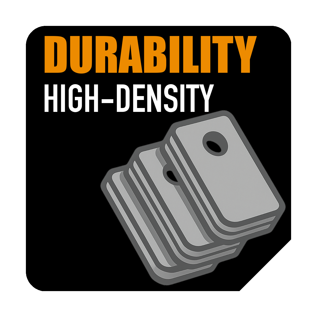 Hochdichte Kunststoff