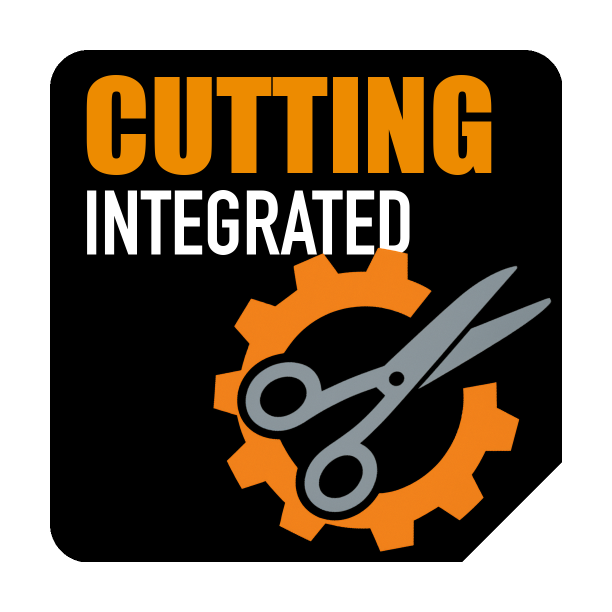 Eingebauter Schneidmechanismus