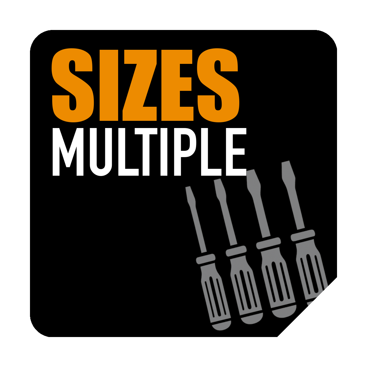 Tamaños del destornillador