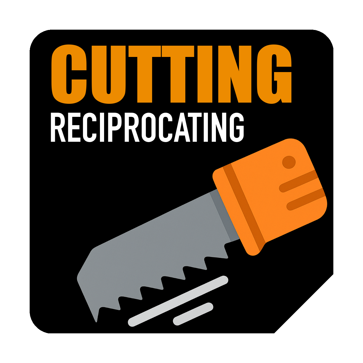 Tip lamă reciprocant