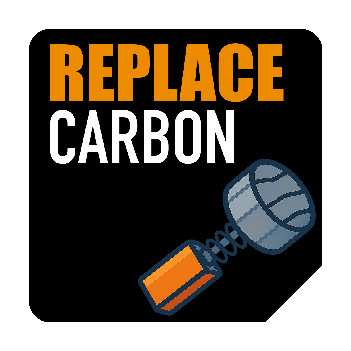 Tipul periei cu cărbune înlocuibil