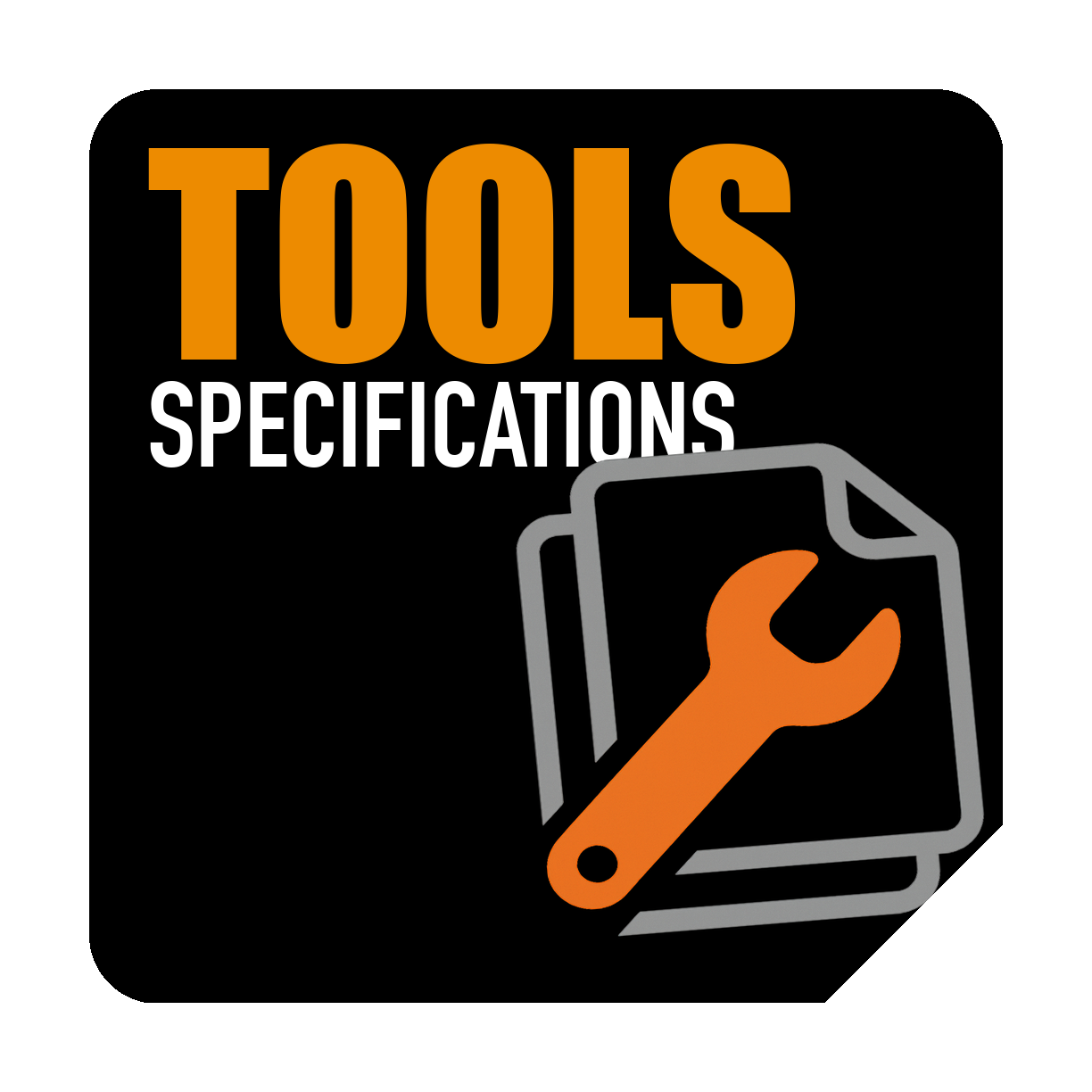 Especificações de Ferramentas