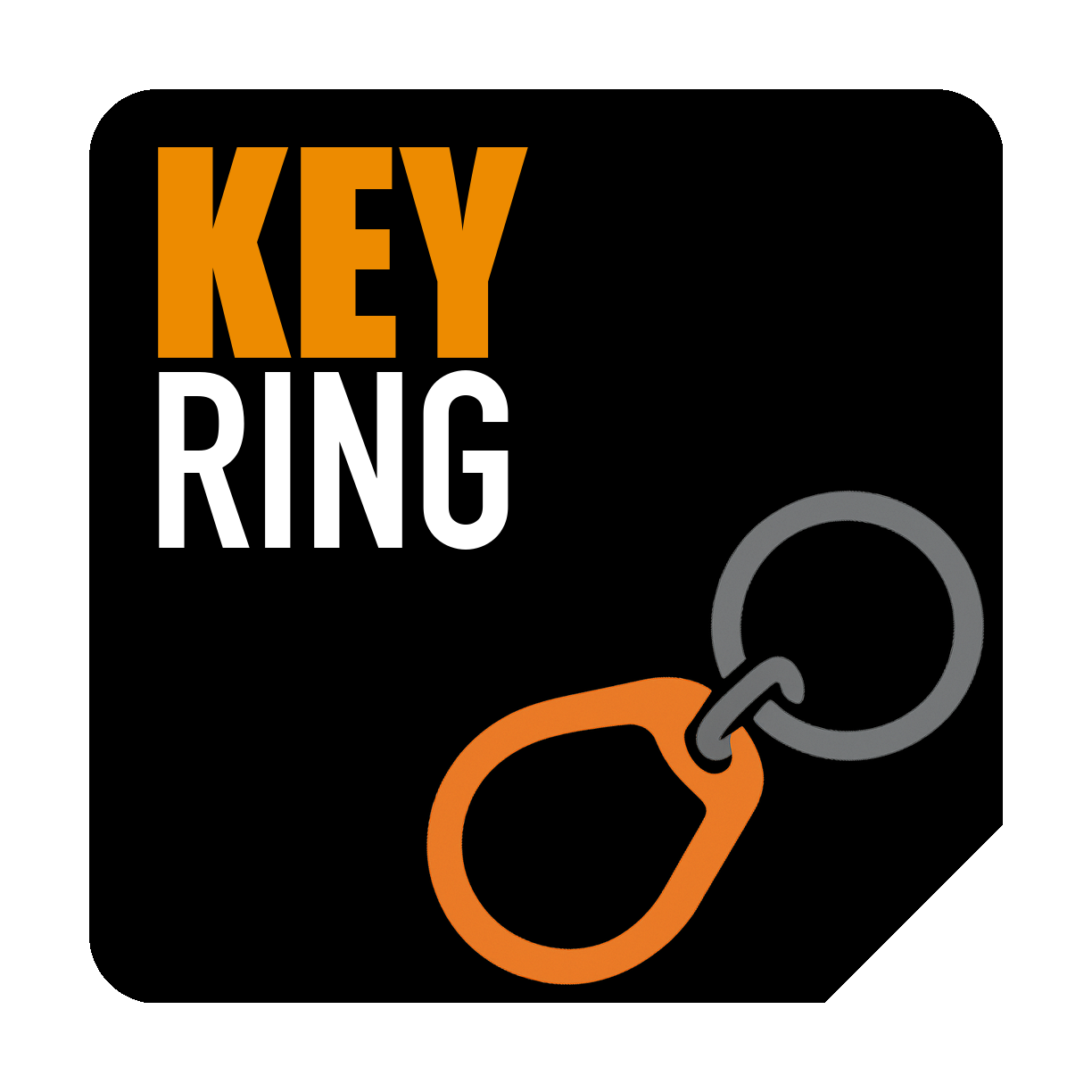 Attacco ad anello per chiavi